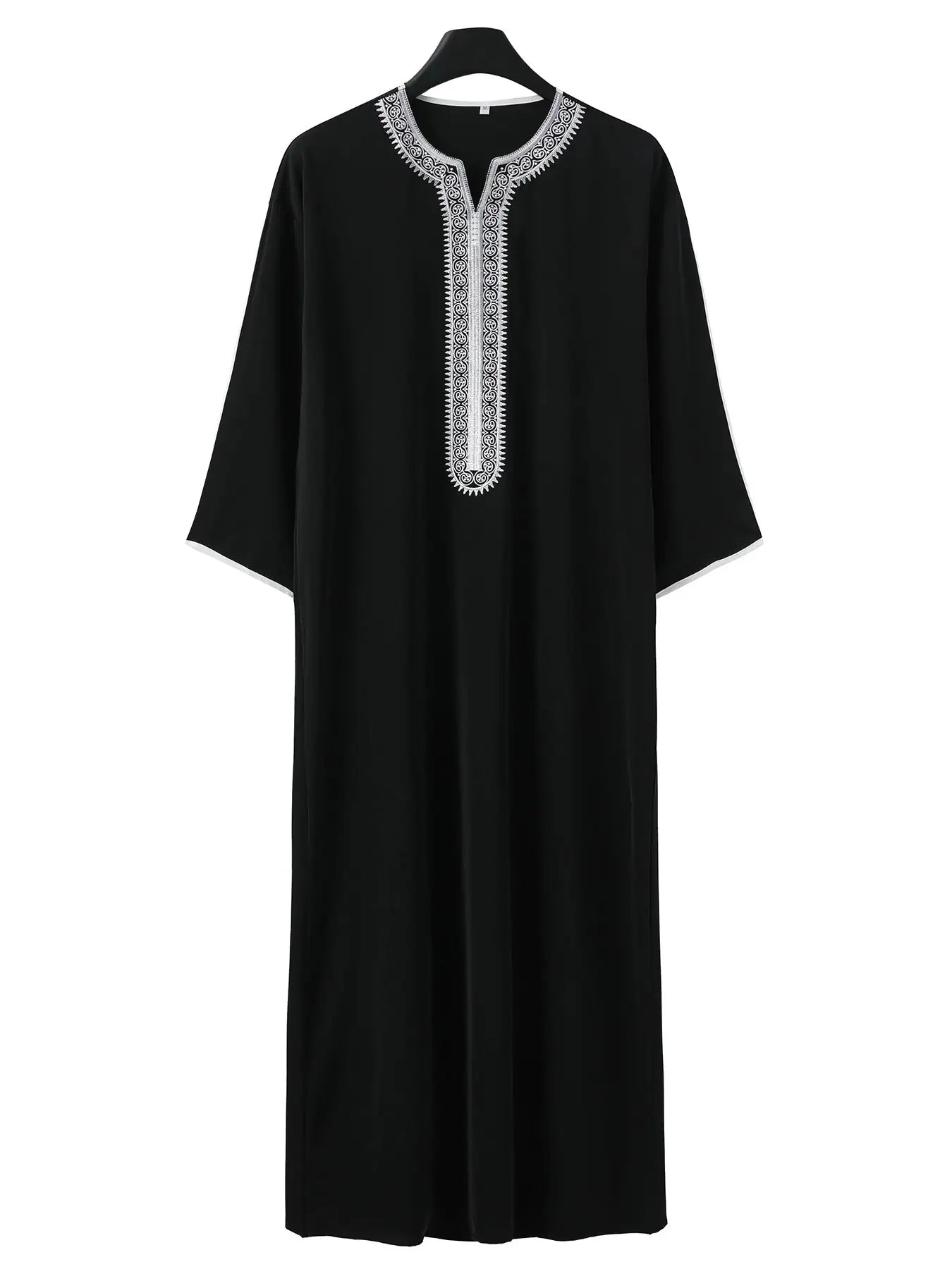 Minimalist Men's Casual Kurta Black
