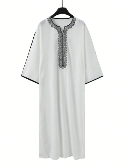 Minimalist Men's Casual Kurta White