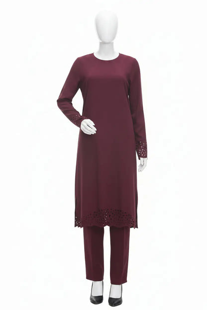 Two-Piece Modest Abaya Suit 