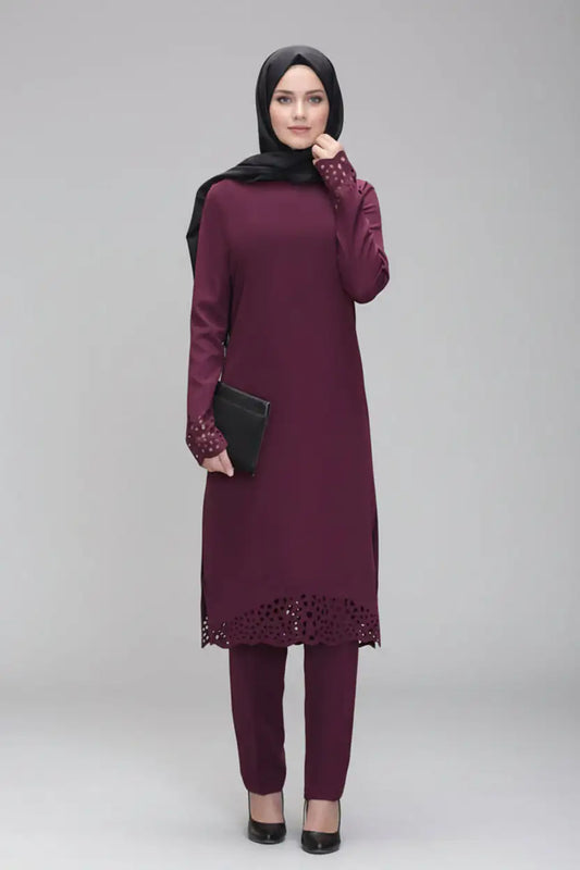 Two-Piece Modest Abaya Suit 