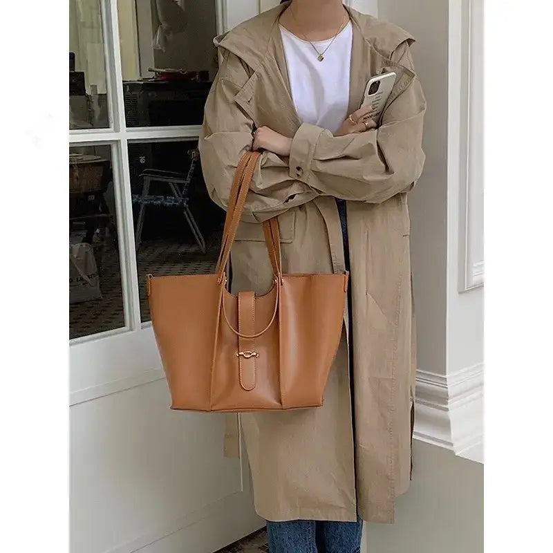 Genuine Leather Work Bag | Wholesale & Retail Office Tote - genuine leather, work bag, retail office tote, large