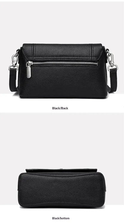 Genuine Leather Sling Bag | Cowhide Crossbody Handbag - sling bag, leather crossbody, sling, genuine