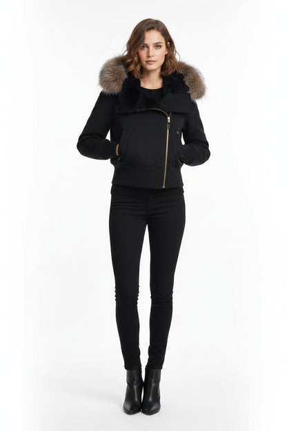 Women’s Retro Cotton Cardigan | Versatile European Style Casual Jacket - Black / L - trend den, retro cotton cardigan, Black