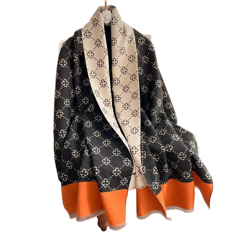 Thickened Double-Sided Cashmere-Feel Scarf | Tassel Edge Wrap - imitation cashmere, south african, africa, trending